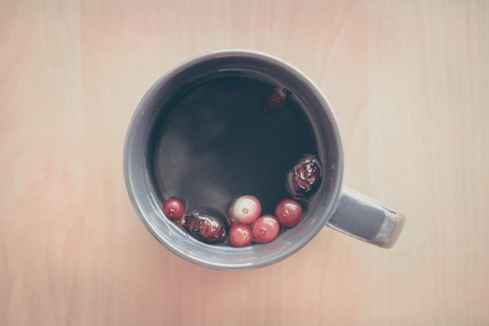 cup with berries